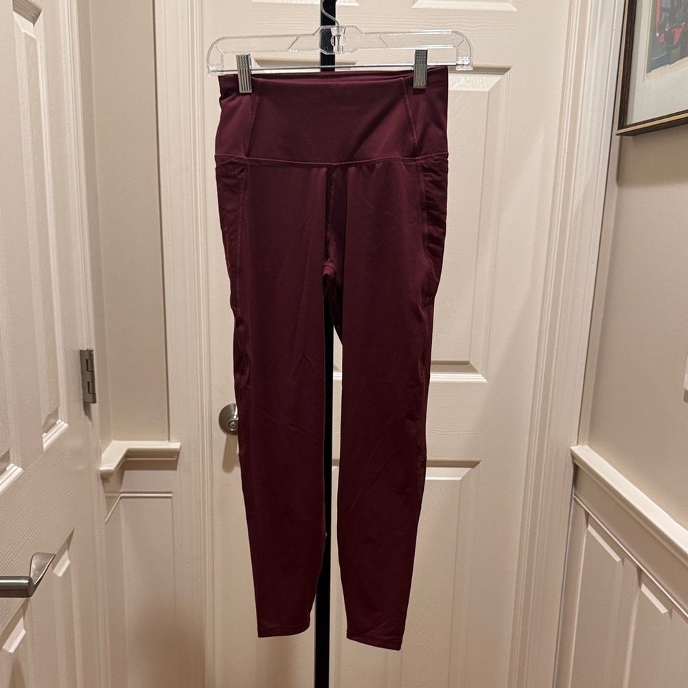 All in Motion Burgundy Sport Leggings